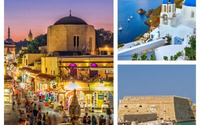 ATHENS SANTORINI CRETE RHODES