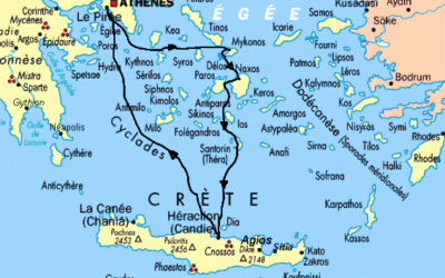 MYKONOS, NAXOS, PAROS, SANTORINI, CRETE and ATHENS